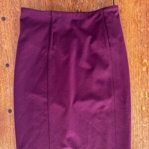 Liverpool Jeans Company Maroon Pencil Skirt Size 6